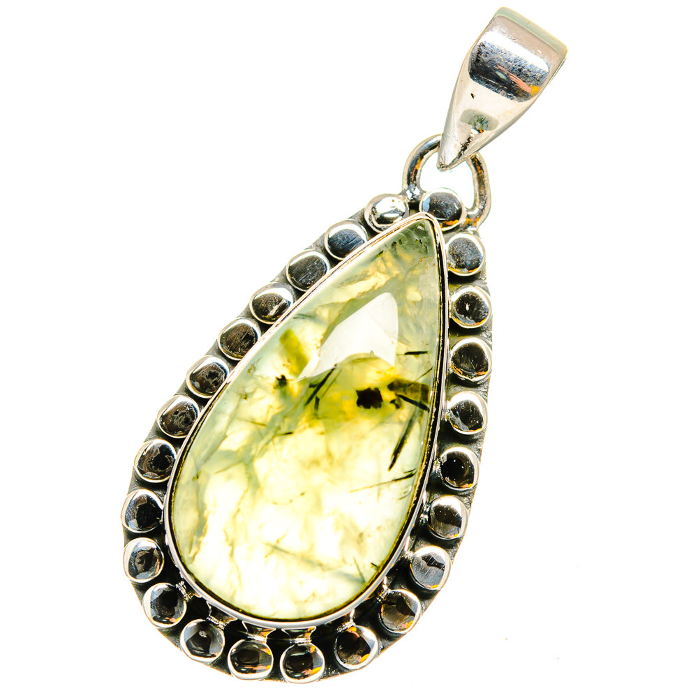 Prehnite Pendants handcrafted by Anasilvercos - PD13132