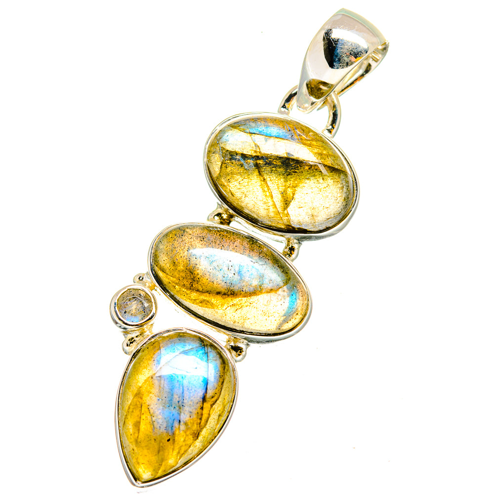 Labradorite Pendants handcrafted by Anasilvercos - PD13138