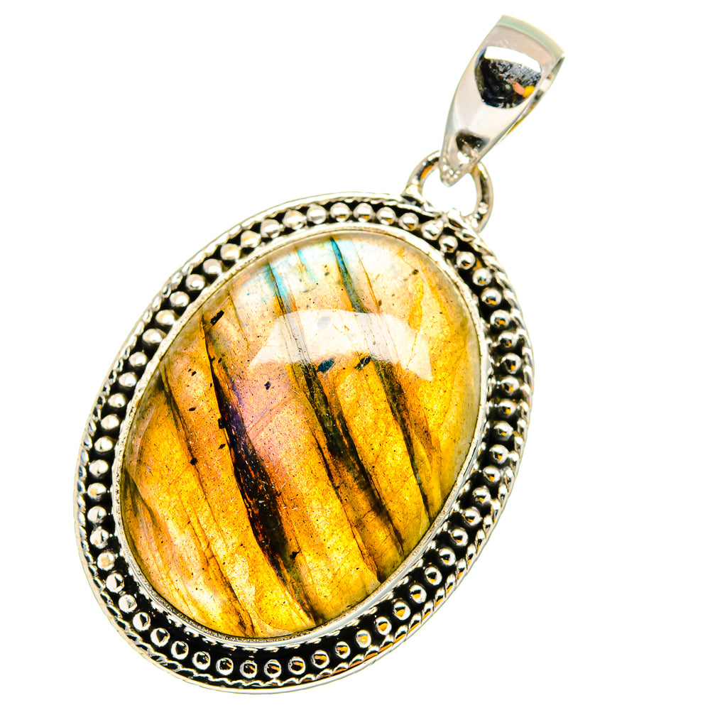 Labradorite Pendants handcrafted by Anasilvercos - PD13157