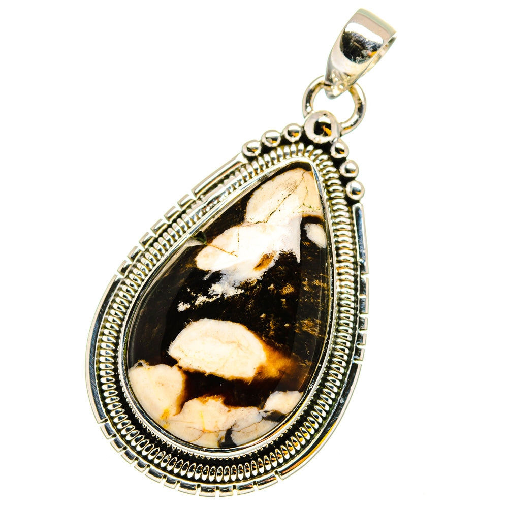 Peanut Wood Jasper Pendants handcrafted by Anasilvercos - PD13159 - Photo 2