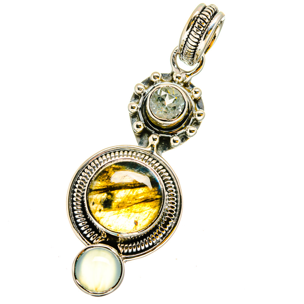 Labradorite Pendants handcrafted by Anasilvercos - PD13165