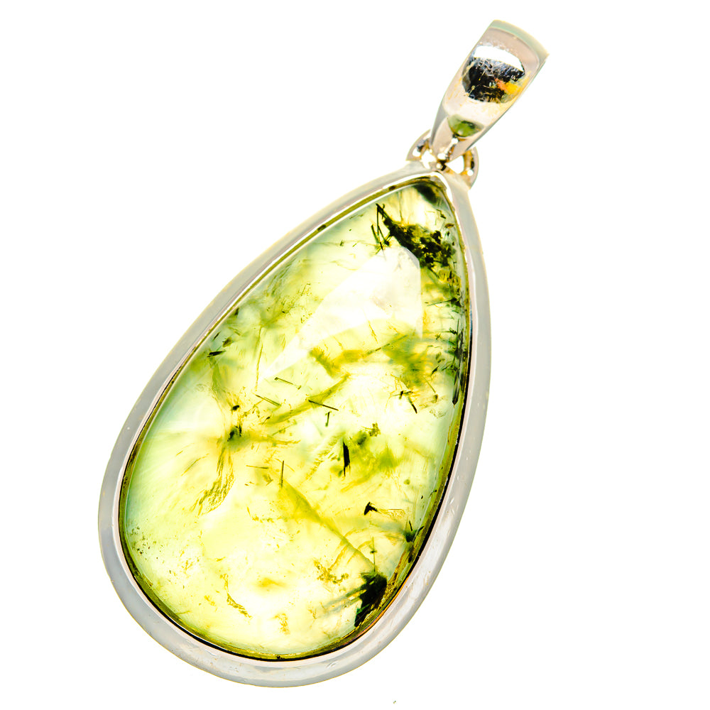Prehnite Pendants handcrafted by Anasilvercos - PD13169