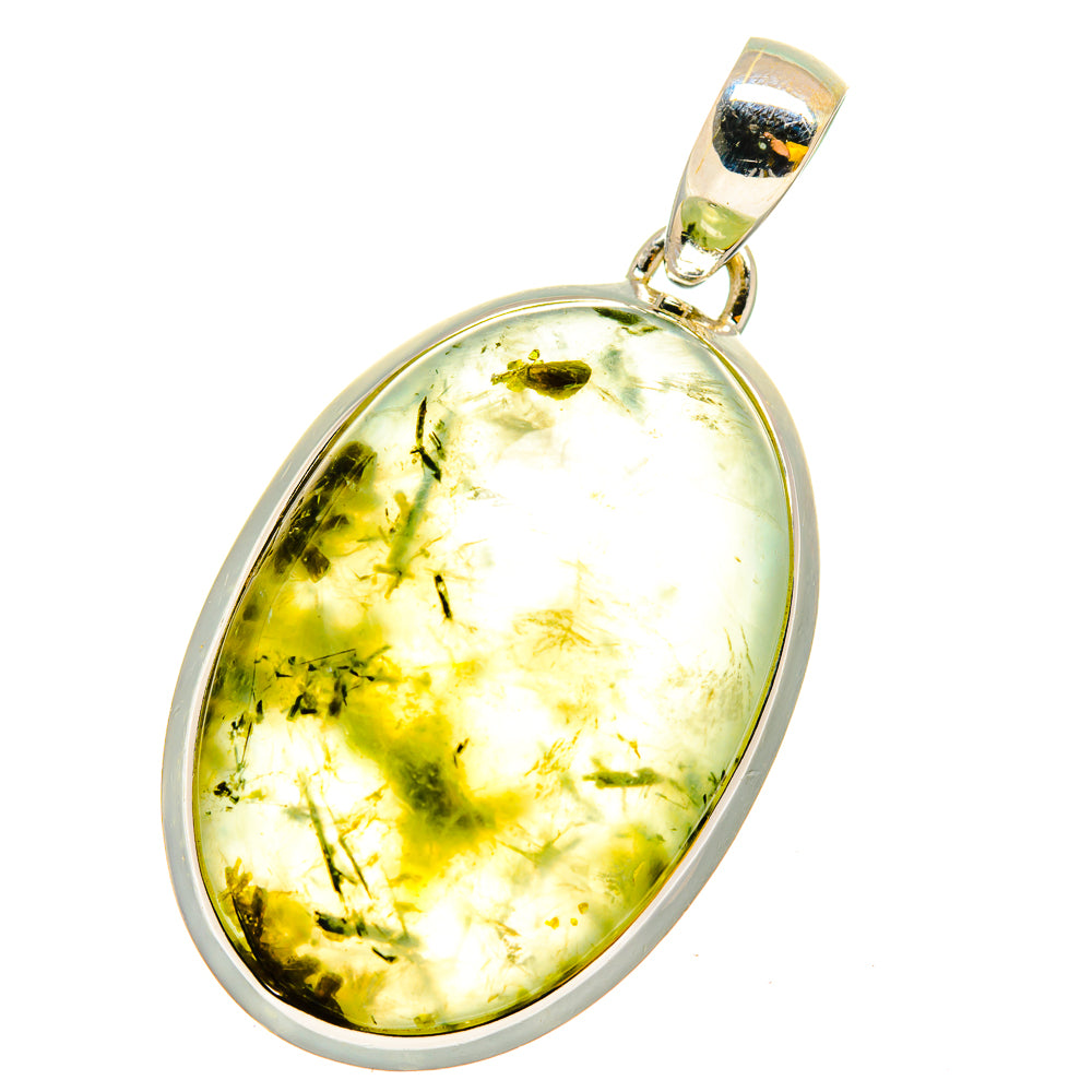 Prehnite Pendants handcrafted by Anasilvercos - PD13178