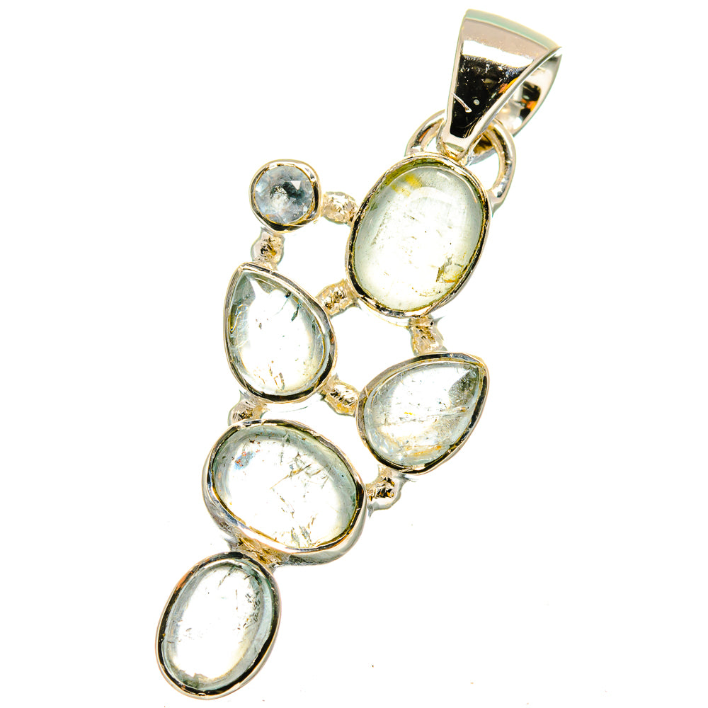 Aquamarine Pendants handcrafted by Anasilvercos - PD13184