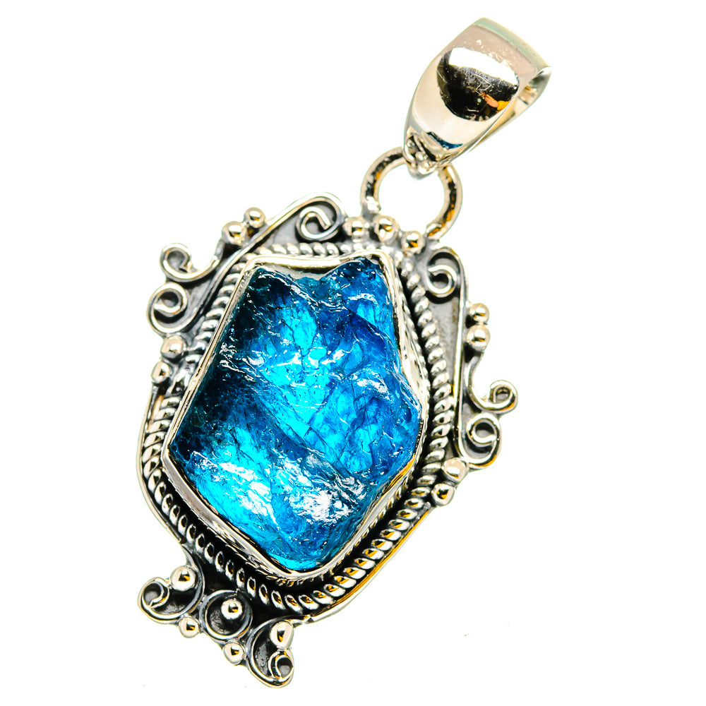 Apatite Pendants handcrafted by Anasilvercos - PD13197