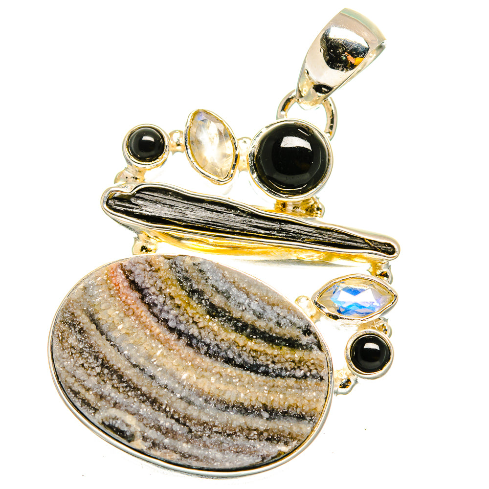 Desert Druzy Pendants handcrafted by Anasilvercos - PD13203