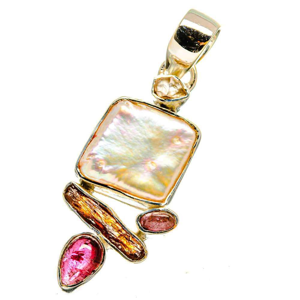 Mother Of Pearl Pendants handcrafted by Anasilvercos - PD13210