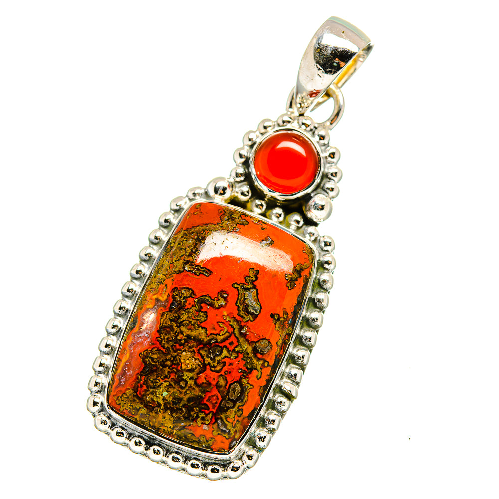 Moroccan Agate Pendants handcrafted by Anasilvercos - PD13219