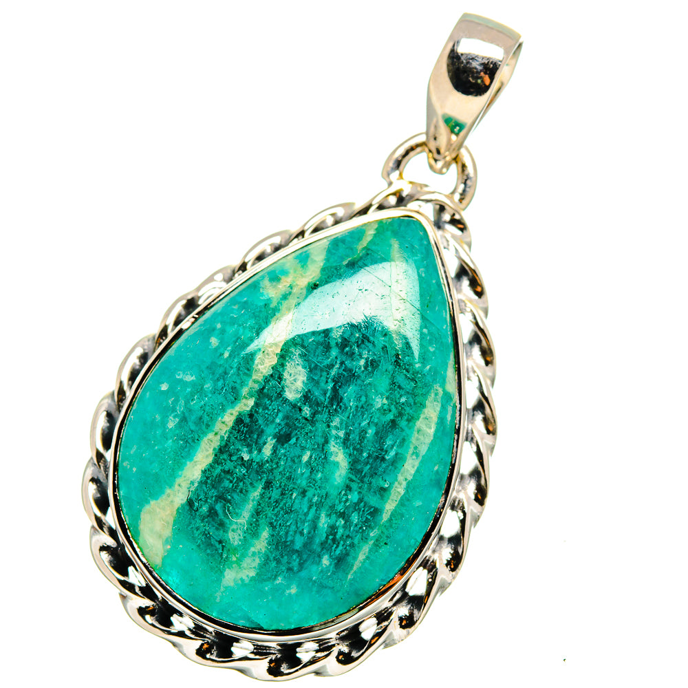 Amazonite Pendants handcrafted by Anasilvercos - PD13234