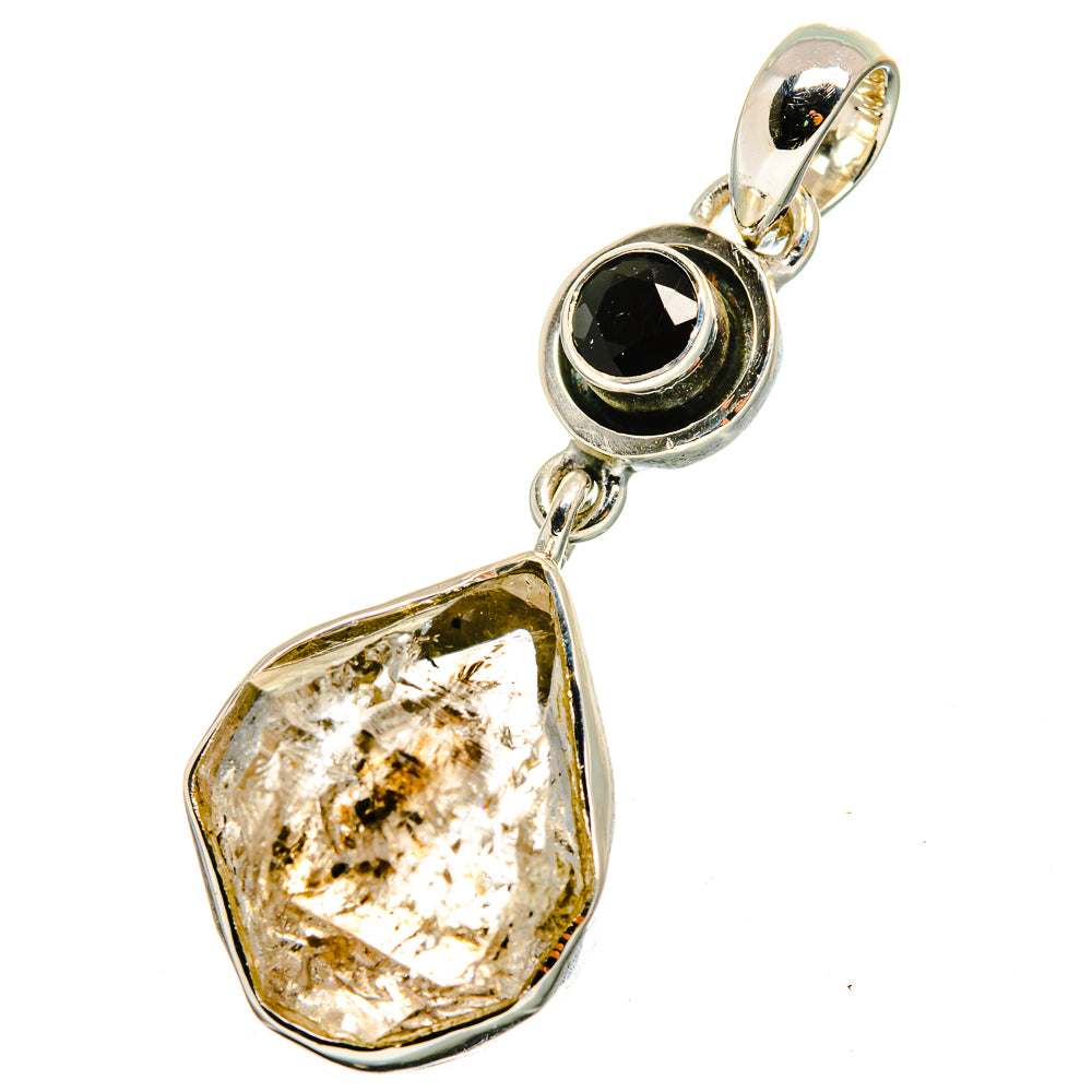 Herkimer Diamond Pendants handcrafted by Anasilvercos - PD13236