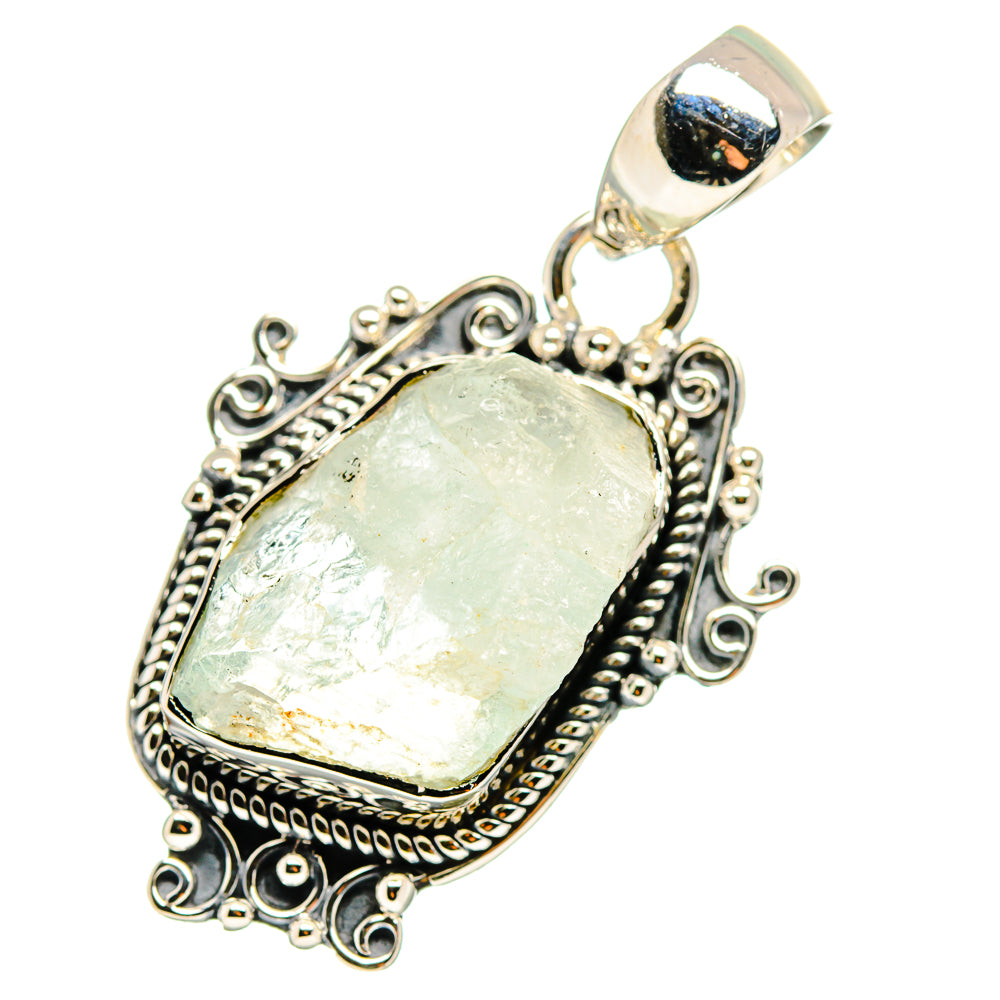 Aquamarine Pendants handcrafted by Anasilvercos - PD13241