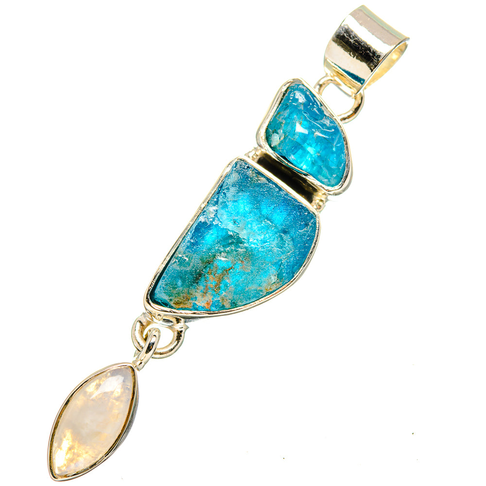 Apatite Pendants handcrafted by Anasilvercos - PD13247