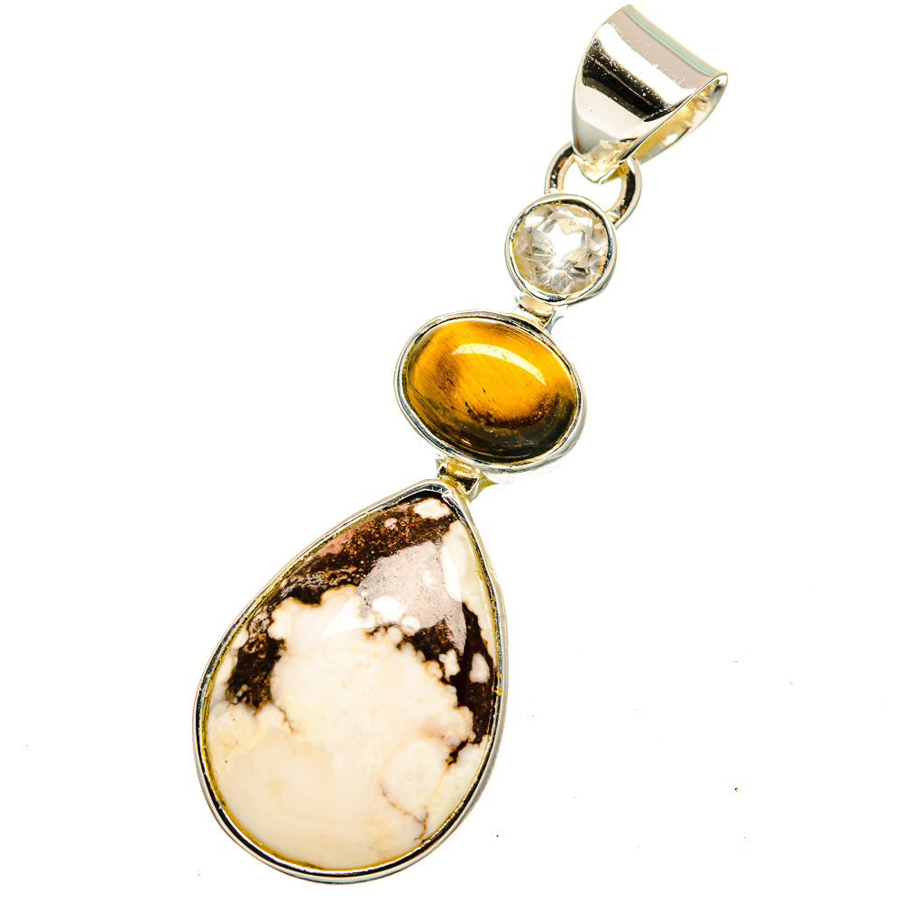 Wild Horse Jasper Pendants handcrafted by Anasilvercos - PD13248