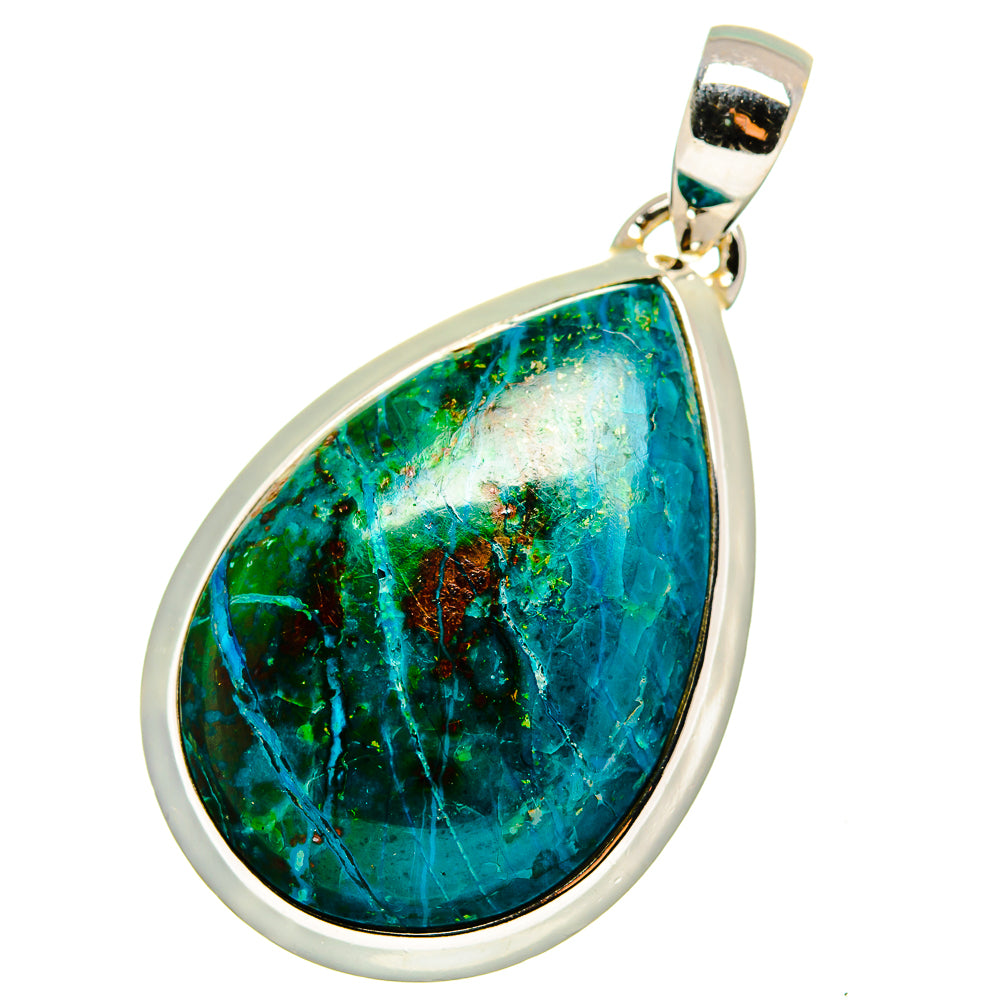 Chrysocolla Pendants handcrafted by Anasilvercos - PD13261
