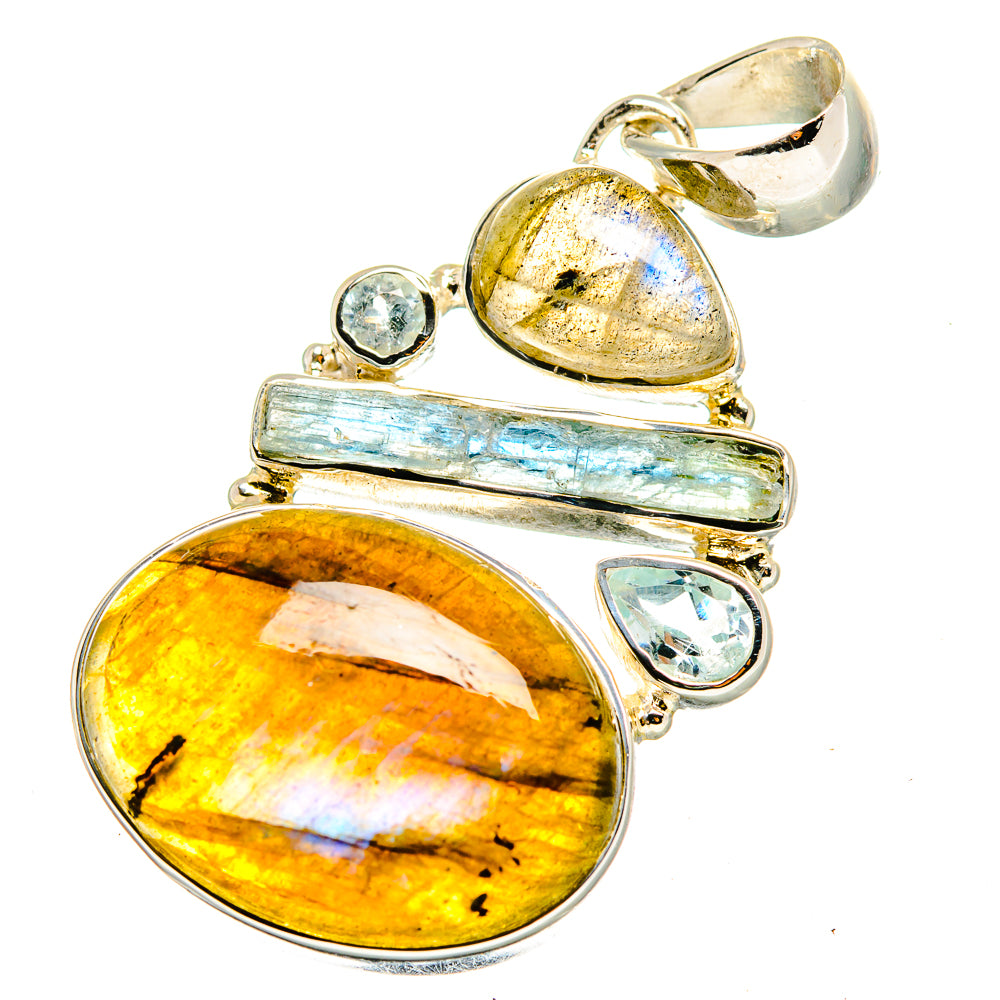 Labradorite Pendants handcrafted by Anasilvercos - PD13262
