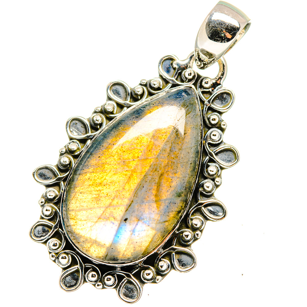 Labradorite Pendants handcrafted by Anasilvercos - PD13274