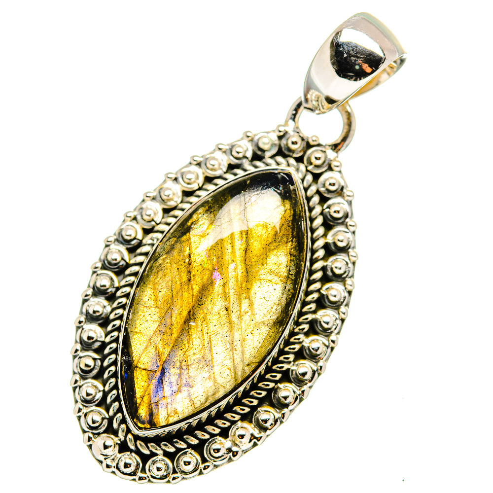 Labradorite Pendants handcrafted by Anasilvercos - PD13284
