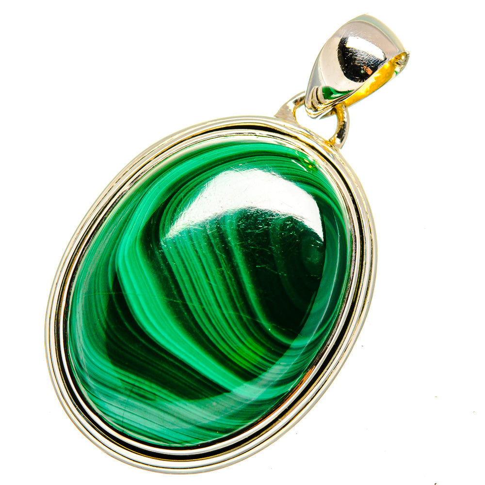 Malachite Pendants handcrafted by Anasilvercos - PD13294