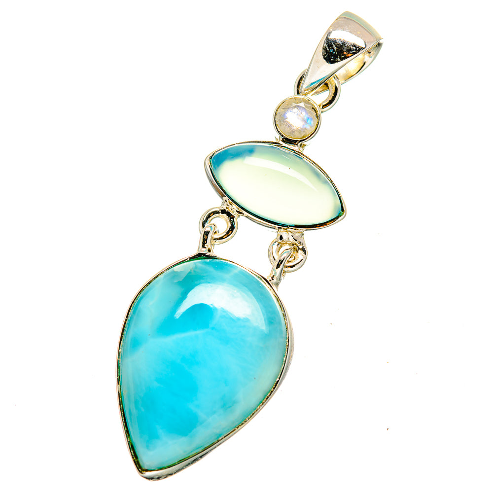 Larimar Pendants handcrafted by Anasilvercos - PD13298