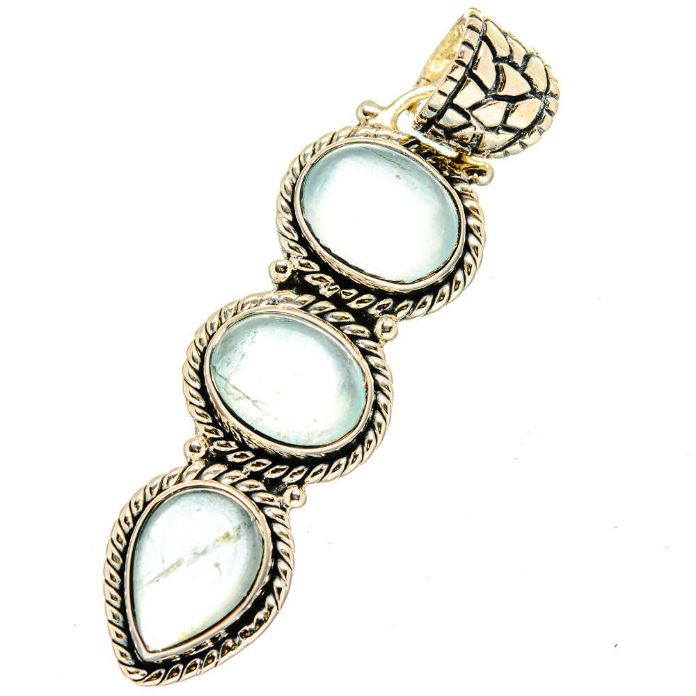 Aquamarine Pendants handcrafted by Anasilvercos - PD13299