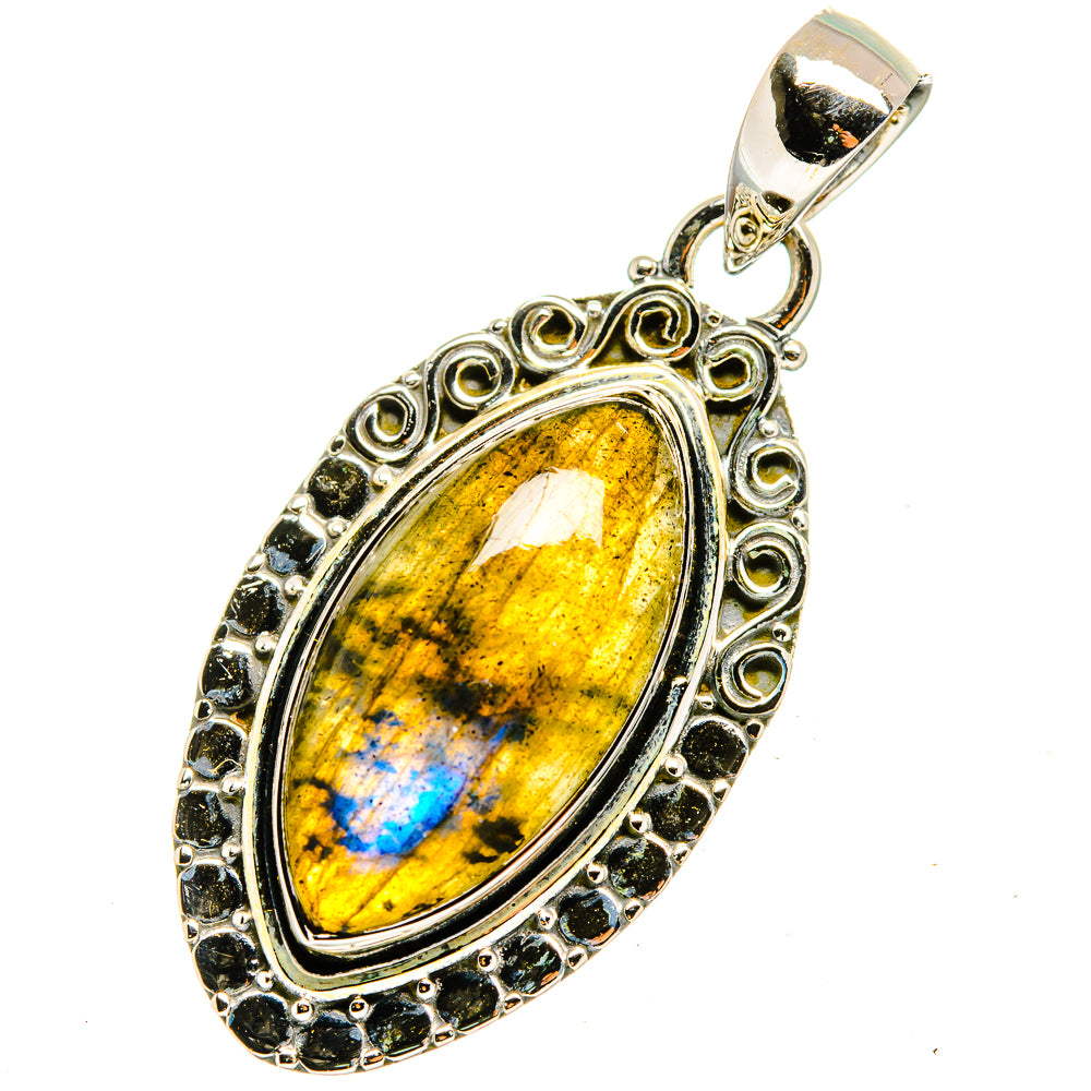 Labradorite Pendants handcrafted by Anasilvercos - PD13305