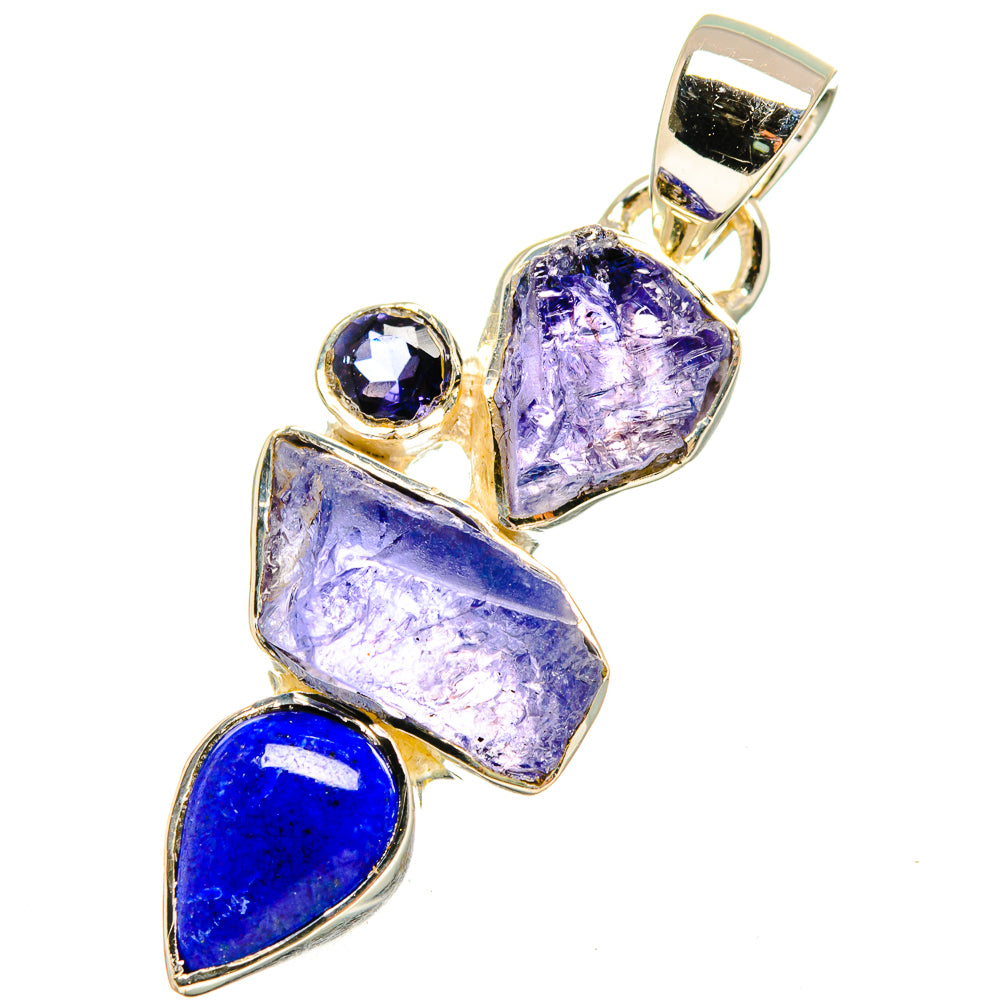 Tanzanite Pendants handcrafted by Anasilvercos - PD13306
