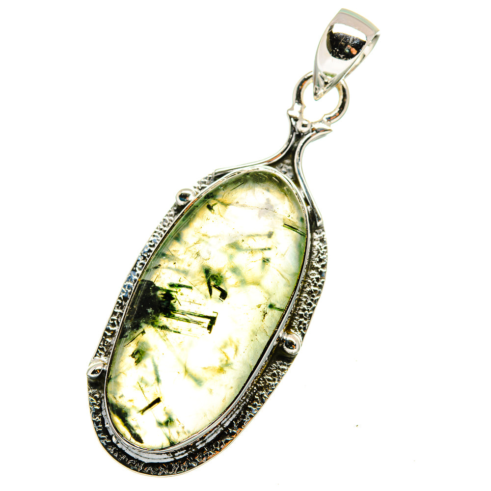 Prehnite Pendants handcrafted by Anasilvercos - PD13317