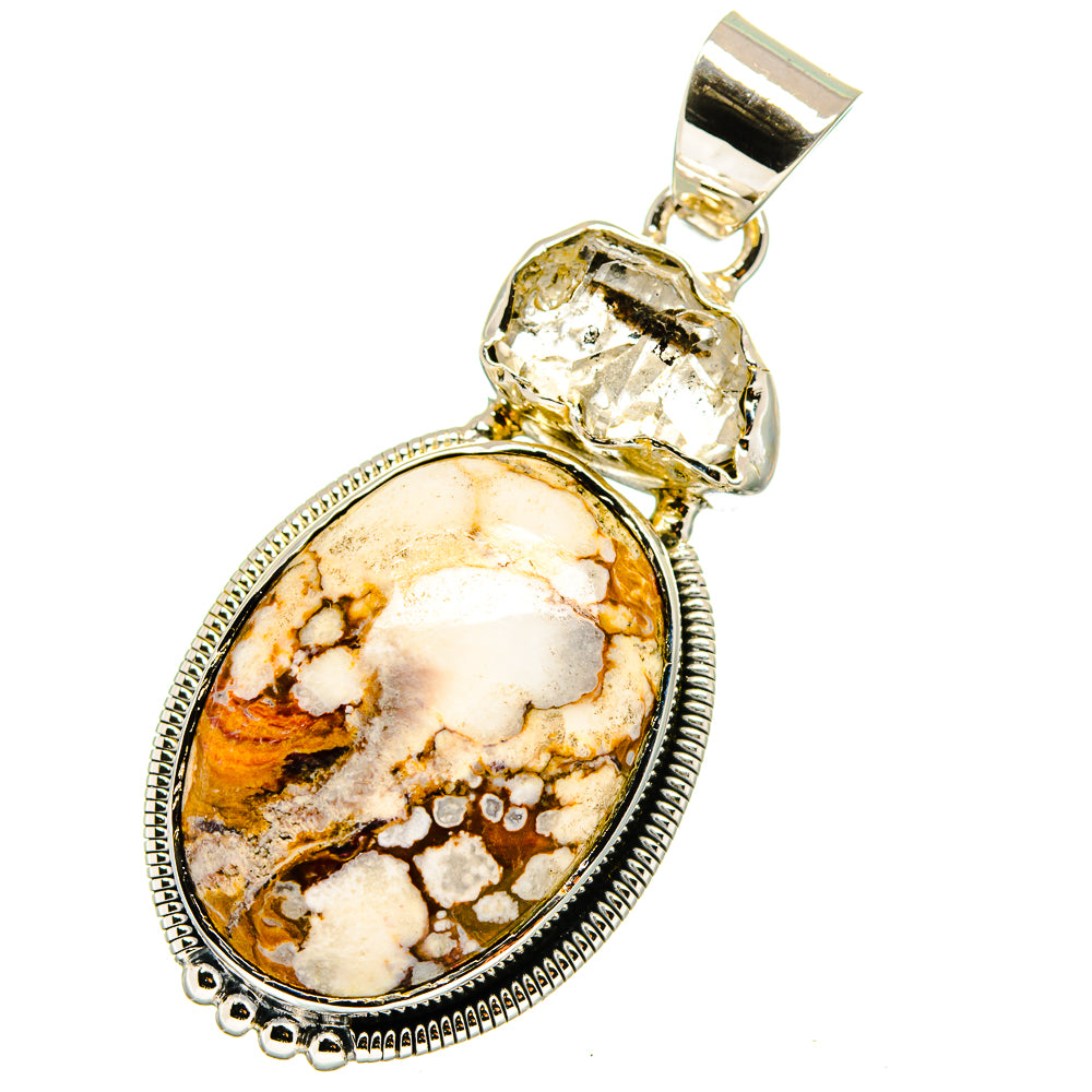 Wild Horse Jasper Pendants handcrafted by Anasilvercos - PD13345