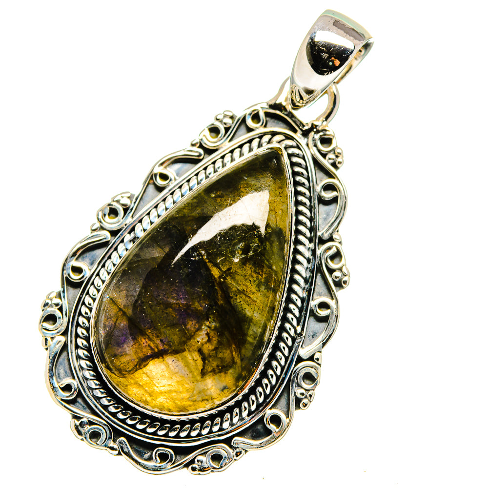 Labradorite Pendants handcrafted by Anasilvercos - PD13346 - Photo 2