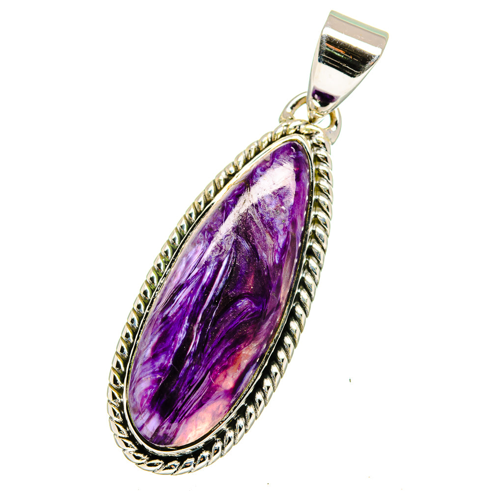 Charoite Pendants handcrafted by Anasilvercos - PD13358