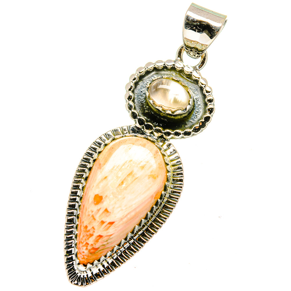 Scolecite Pendants handcrafted by Anasilvercos - PD13372