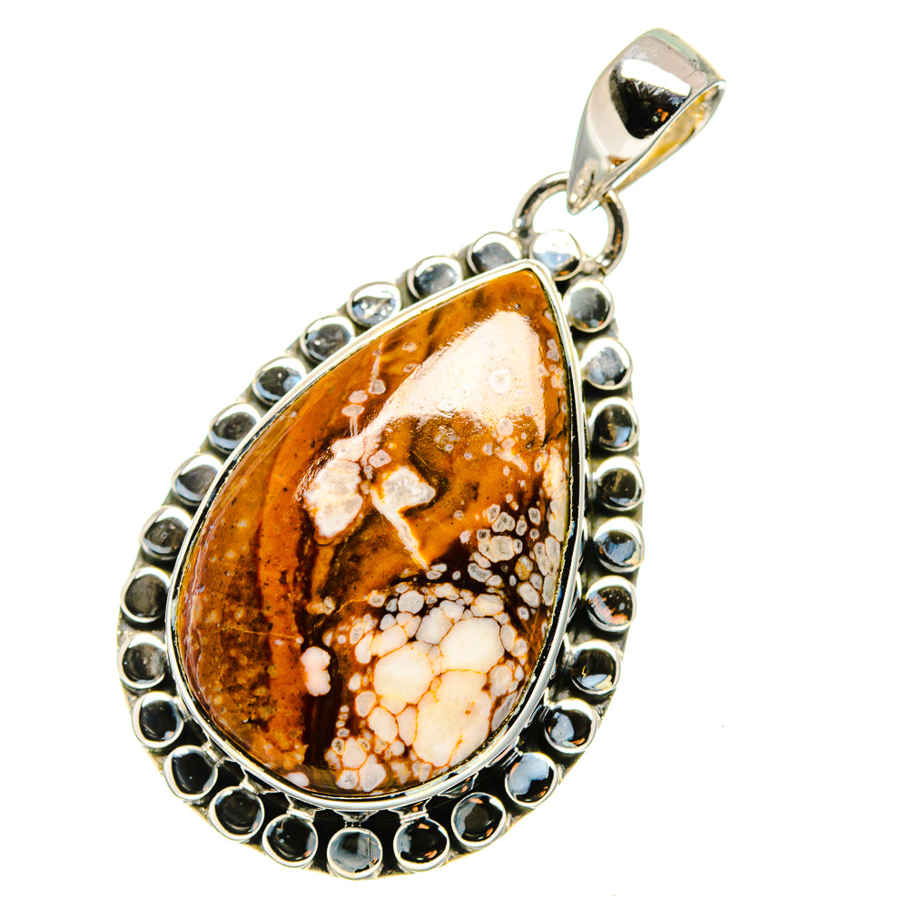 Wild Horse Jasper Pendants handcrafted by Anasilvercos - PD13376