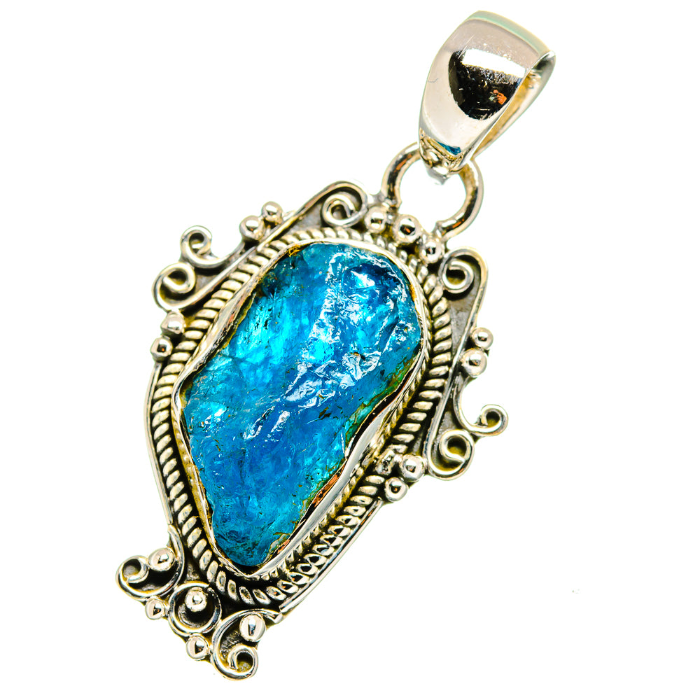 Apatite Pendants handcrafted by Anasilvercos - PD13377