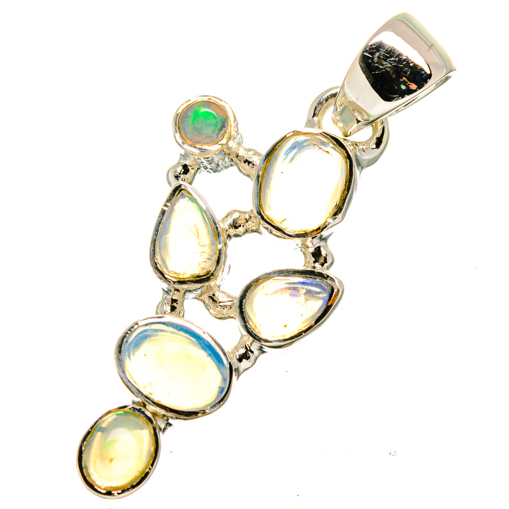Ethiopian Opal Pendants handcrafted by Anasilvercos - PD13383