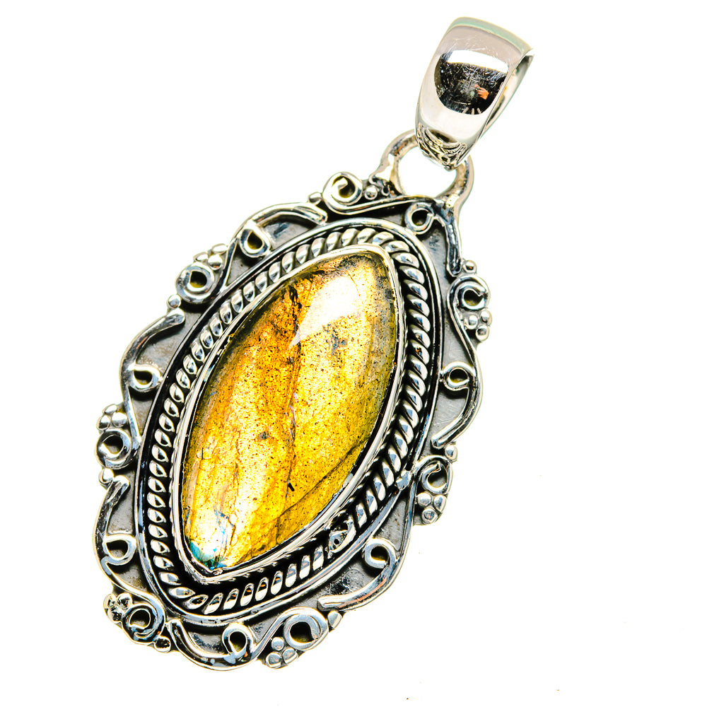 Labradorite Pendants handcrafted by Anasilvercos - PD13388