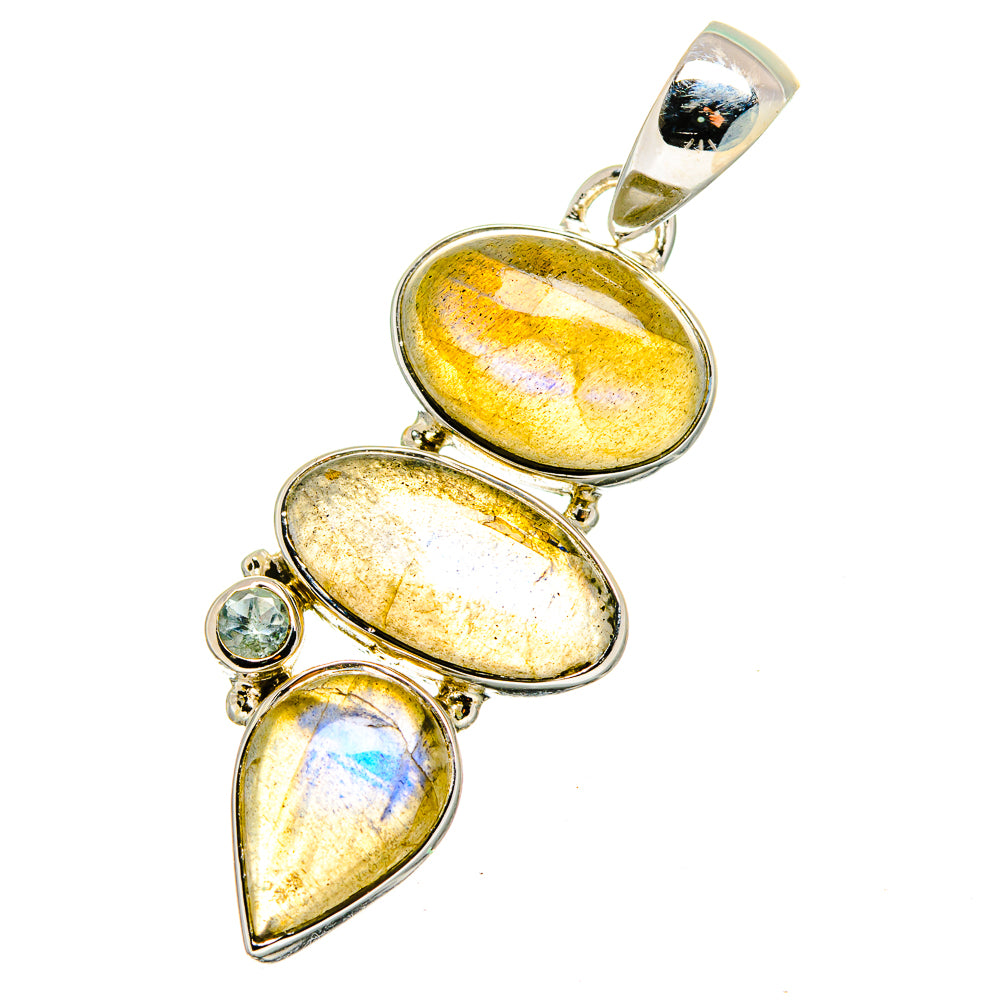 Labradorite Pendants handcrafted by Anasilvercos - PD13389