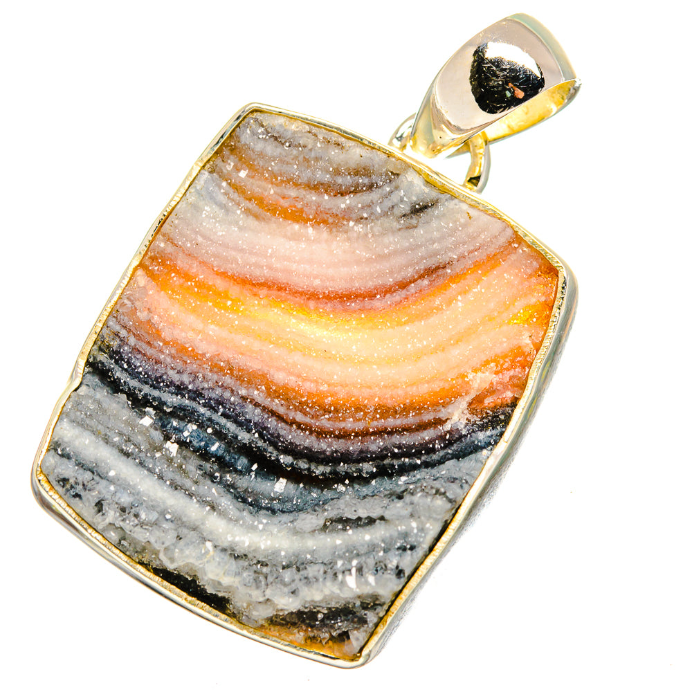 Desert Druzy Pendants handcrafted by Anasilvercos - PD13391