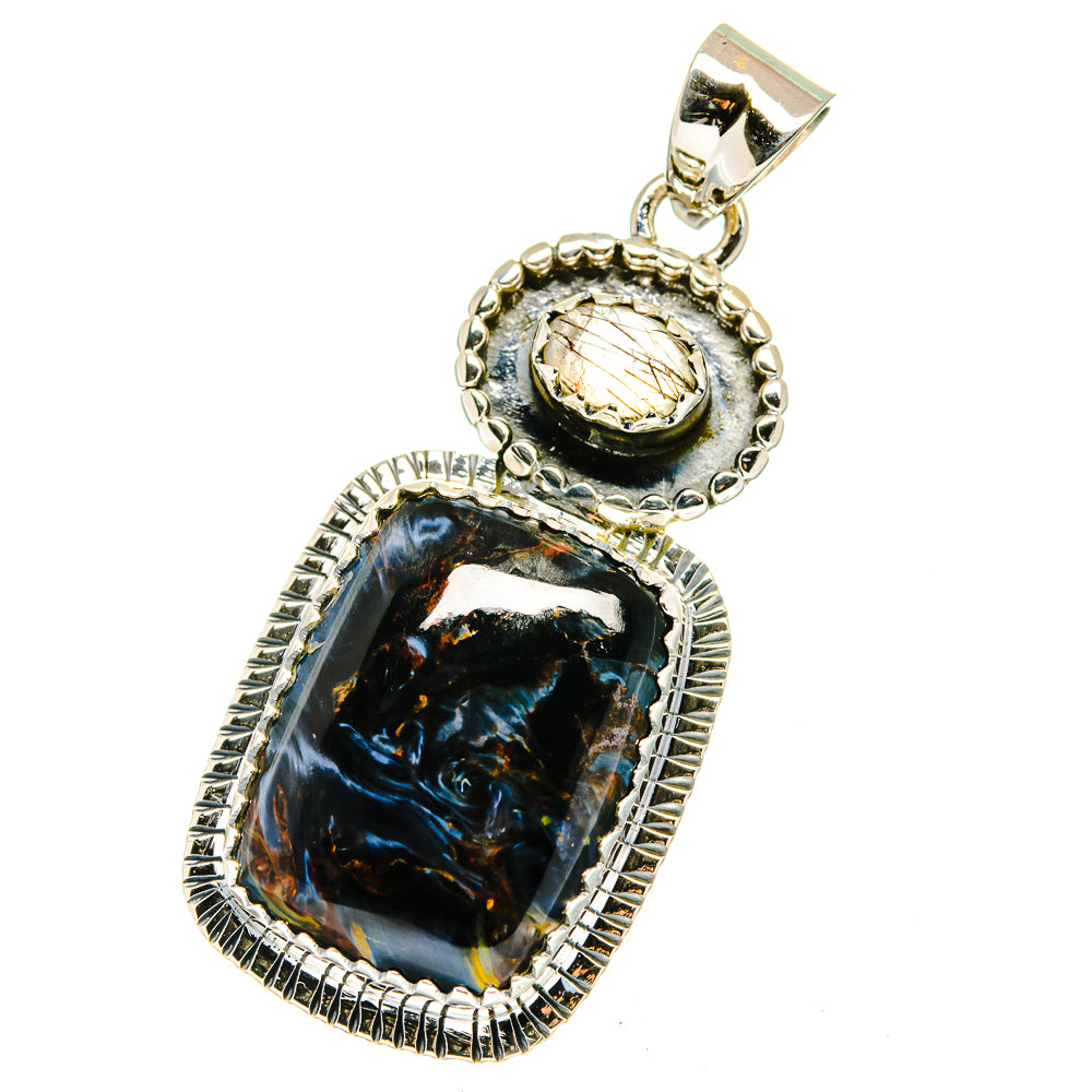 Pietersite Pendants handcrafted by Anasilvercos - PD13393