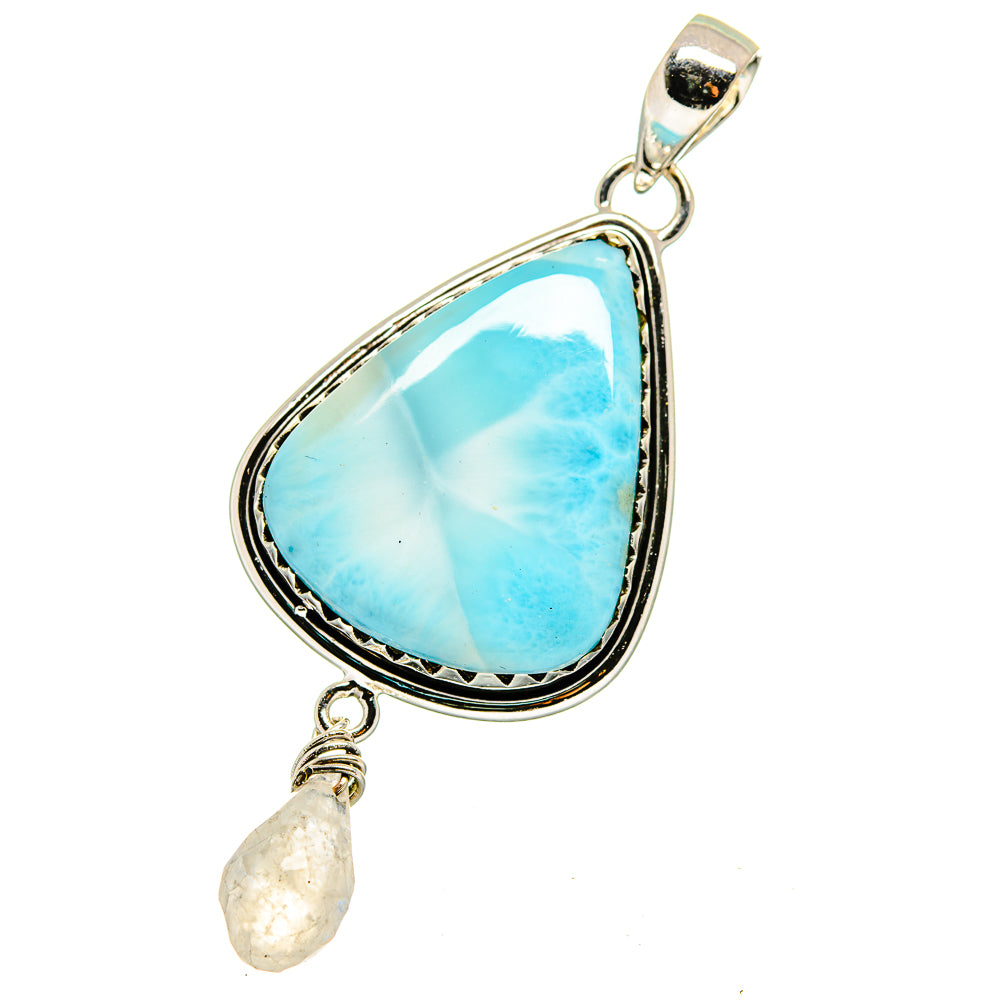 Larimar Pendants handcrafted by Anasilvercos - PD13398