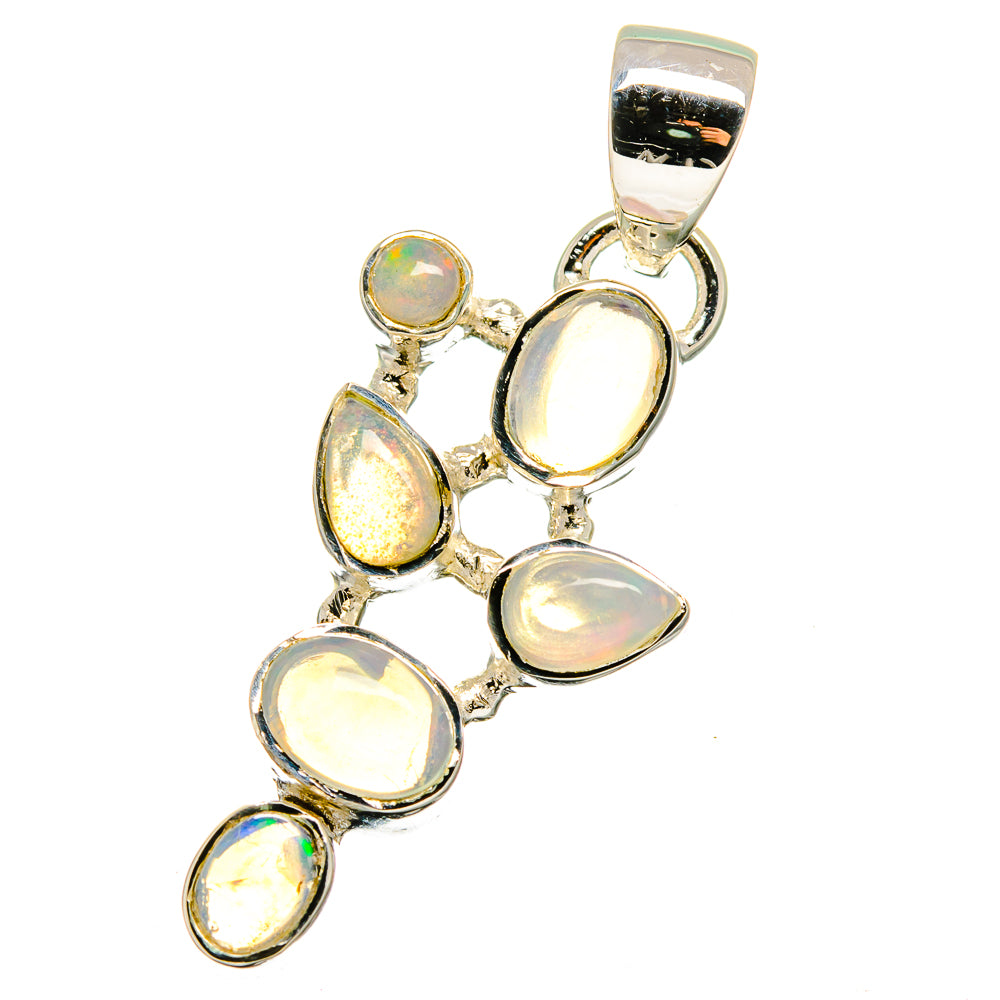 Ethiopian Opal Pendants handcrafted by Anasilvercos - PD13408
