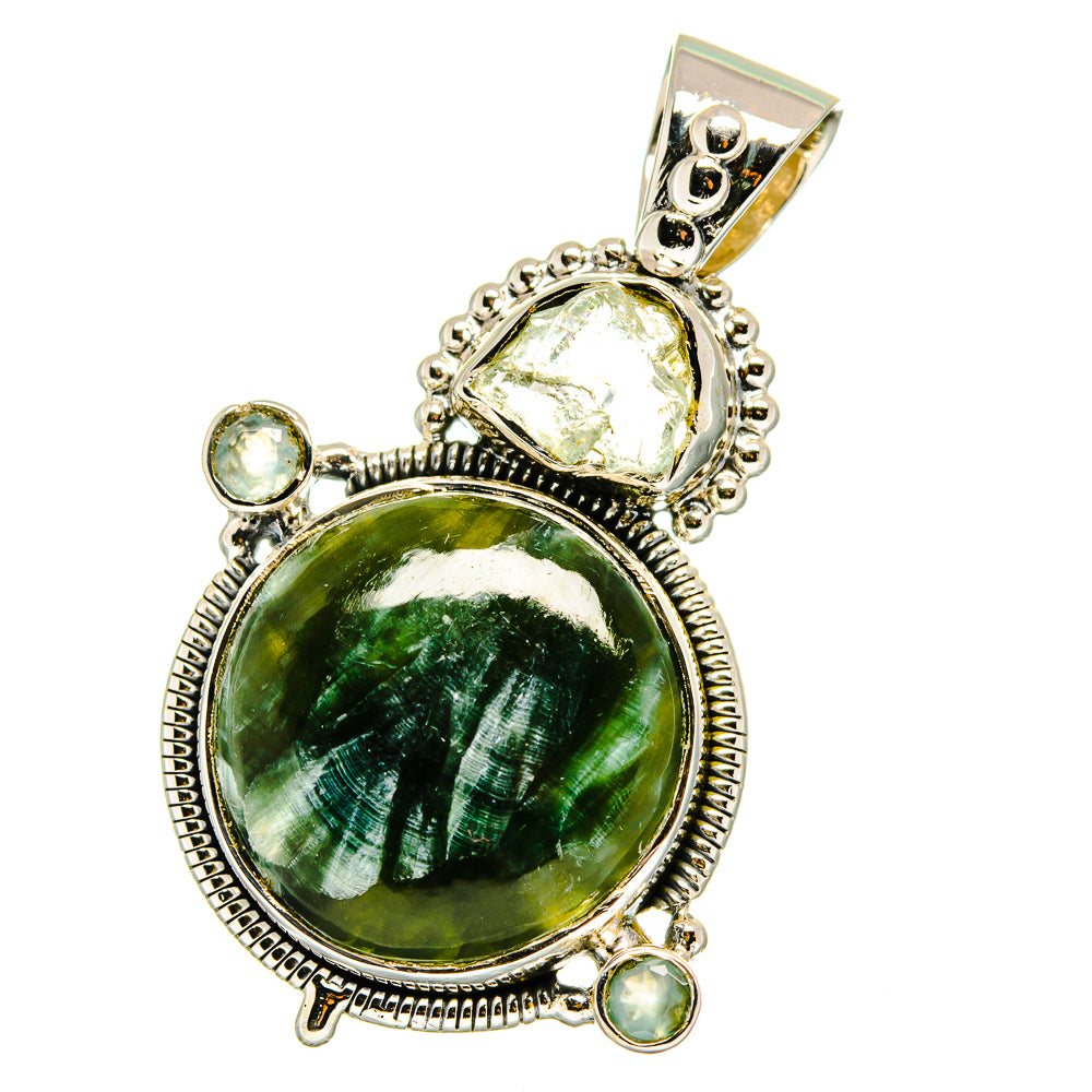 Seraphinite Pendants handcrafted by Anasilvercos - PD13417