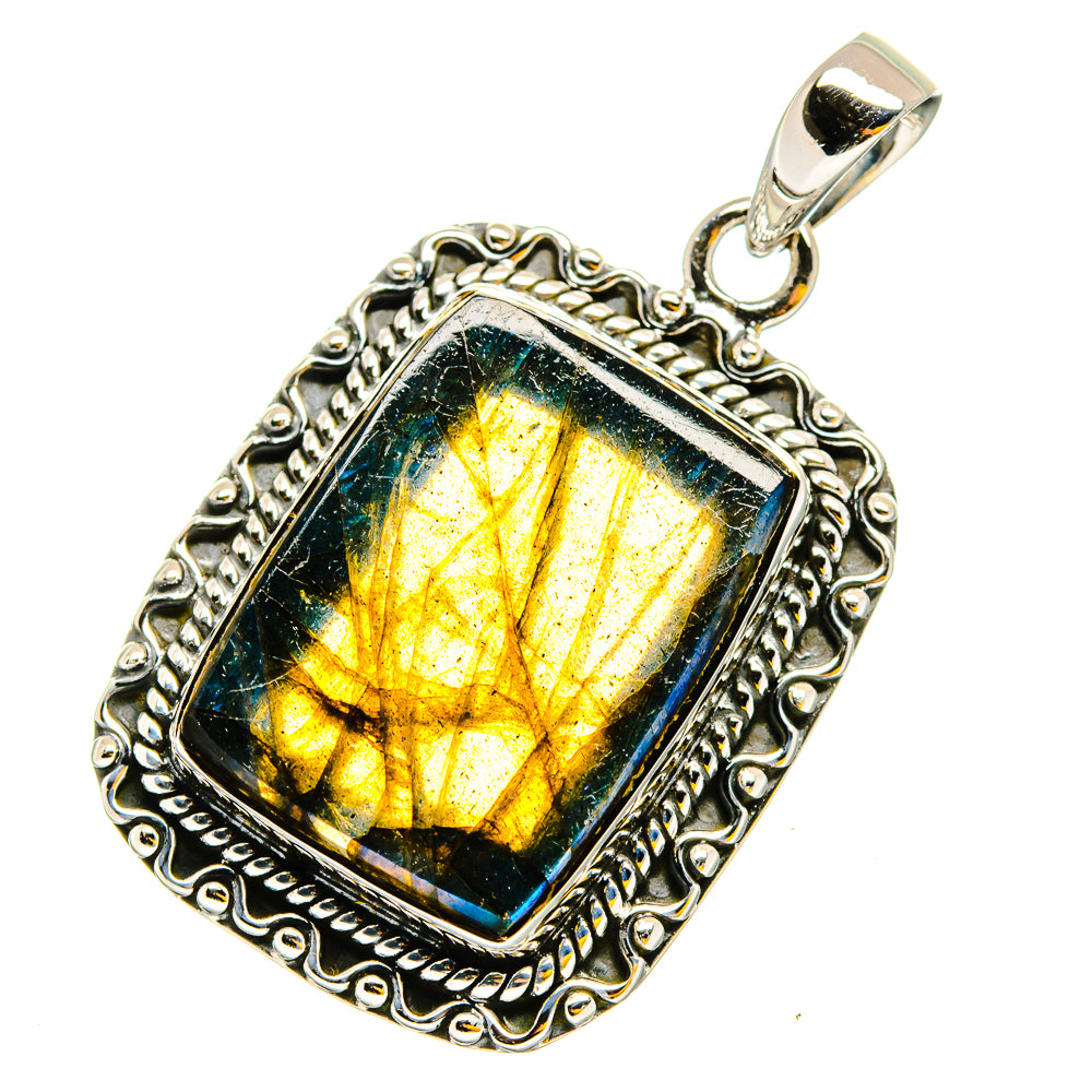 Labradorite Pendants handcrafted by Anasilvercos - PD13422