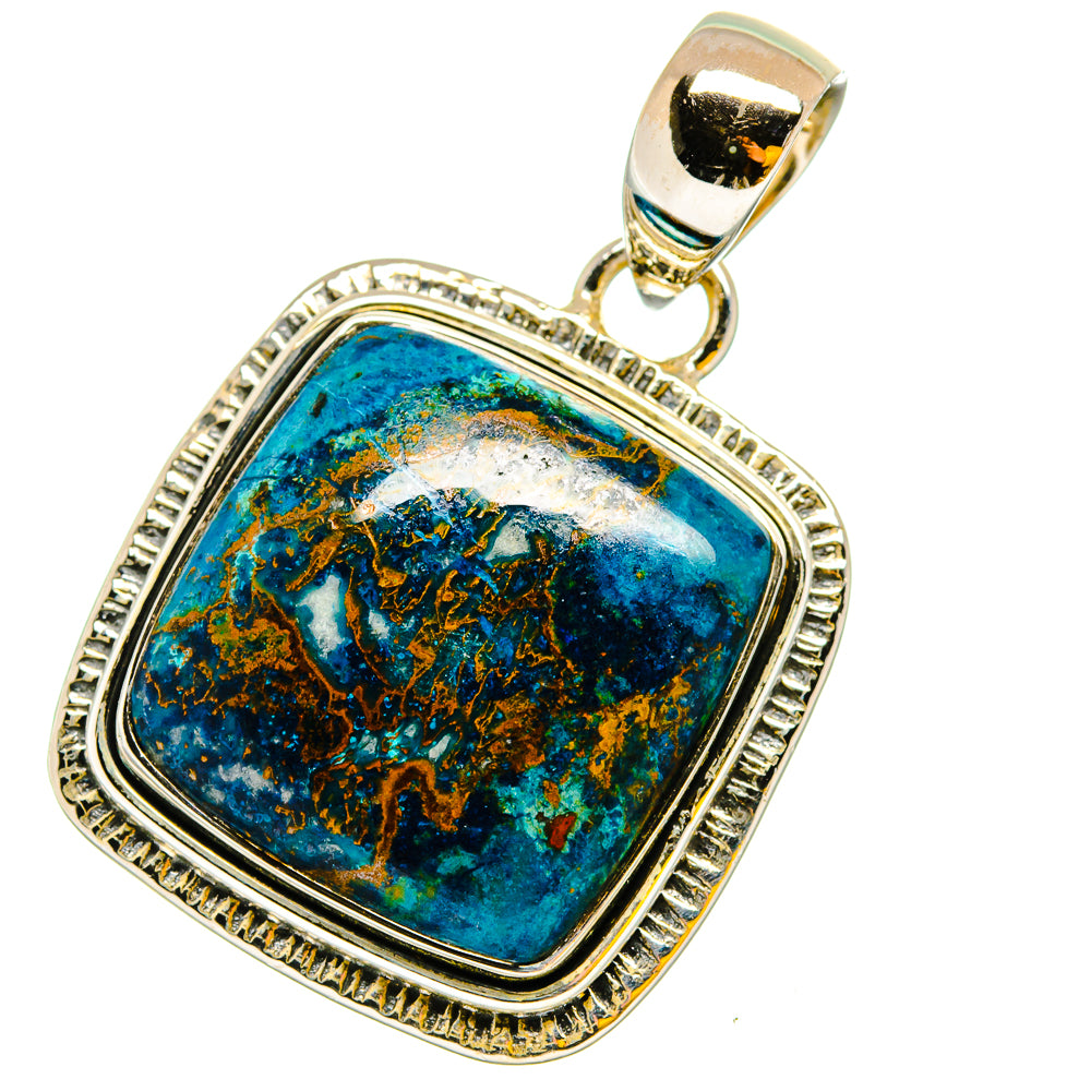 Chrysocolla Pendants handcrafted by Anasilvercos - PD13431