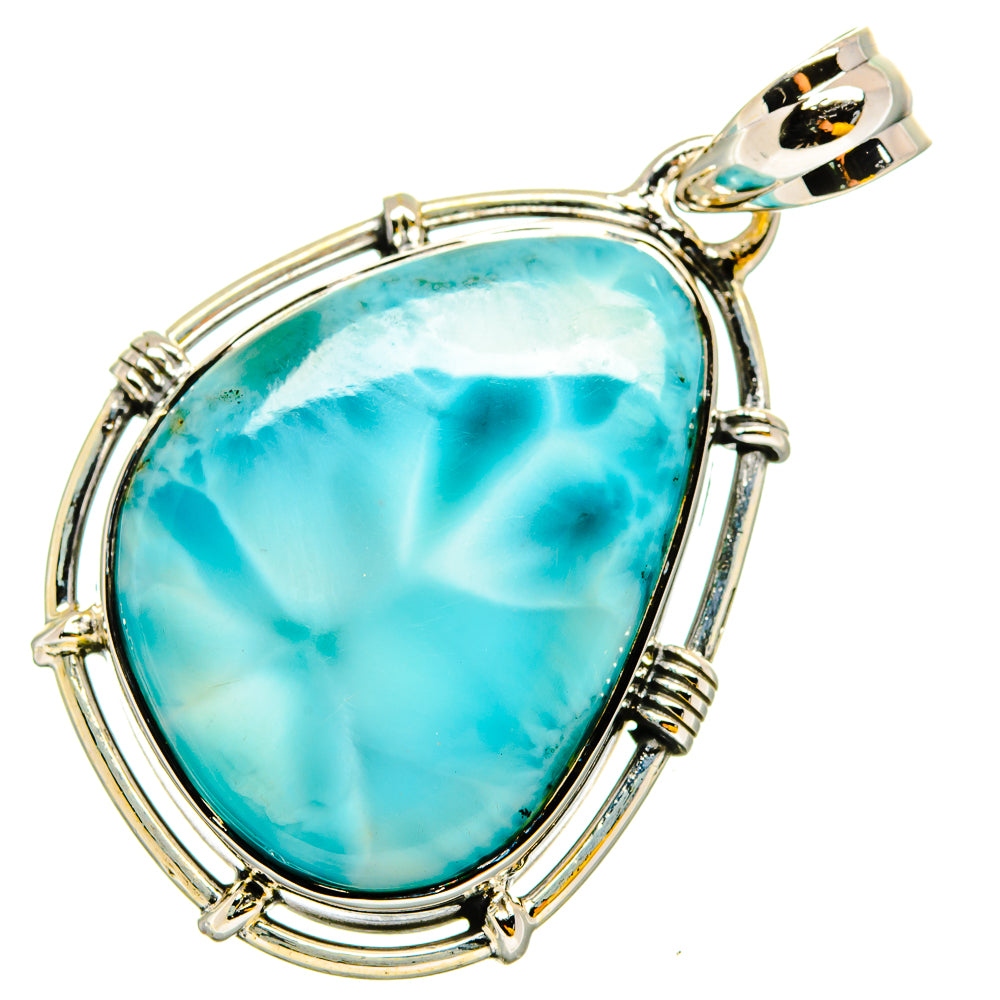 Larimar Pendants handcrafted by Anasilvercos - PD13436