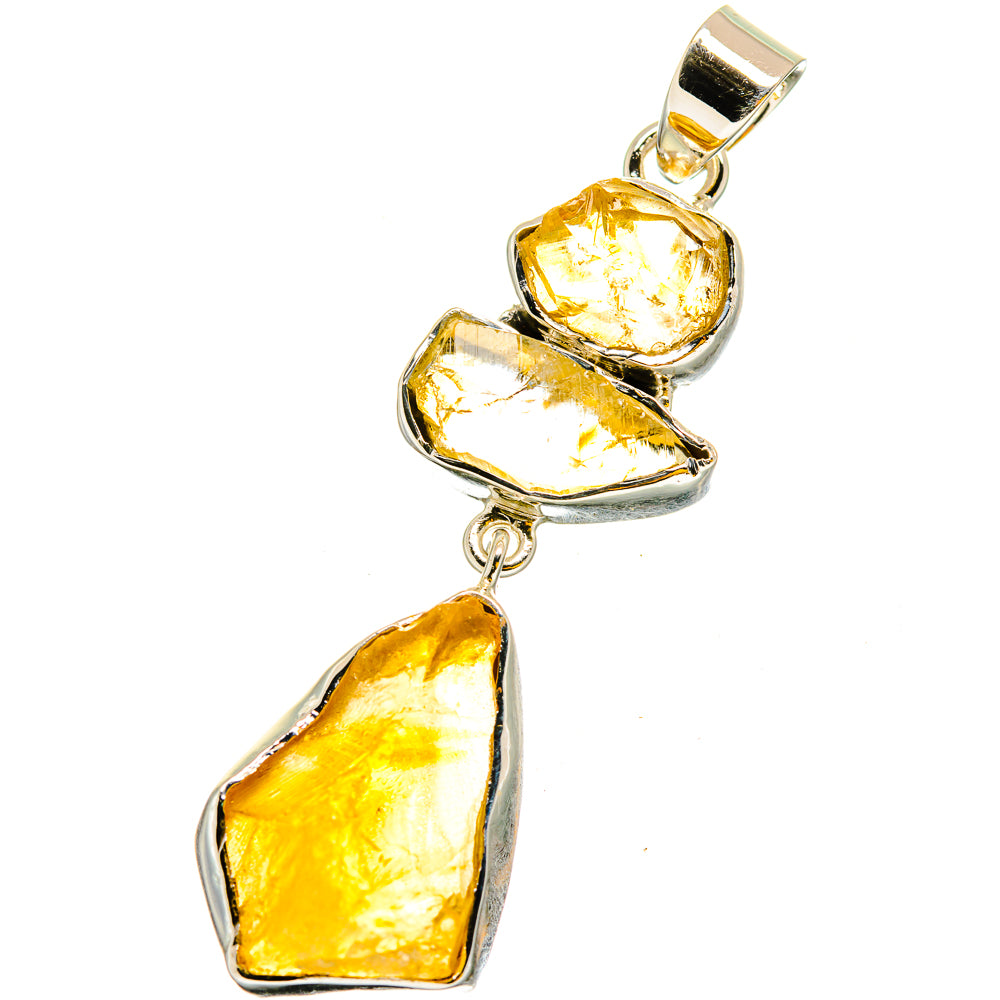 Citrine Pendants handcrafted by Anasilvercos - PD13442
