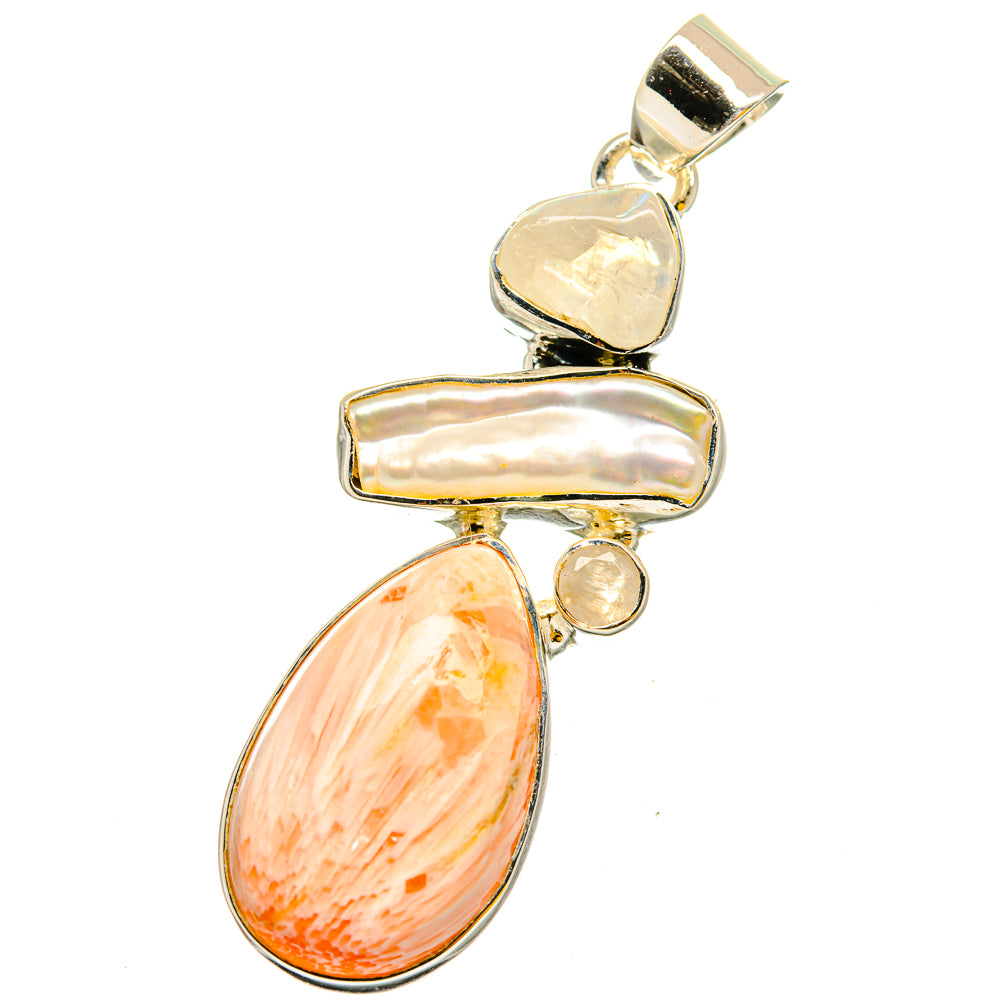 Scolecite Pendants handcrafted by Anasilvercos - PD13448