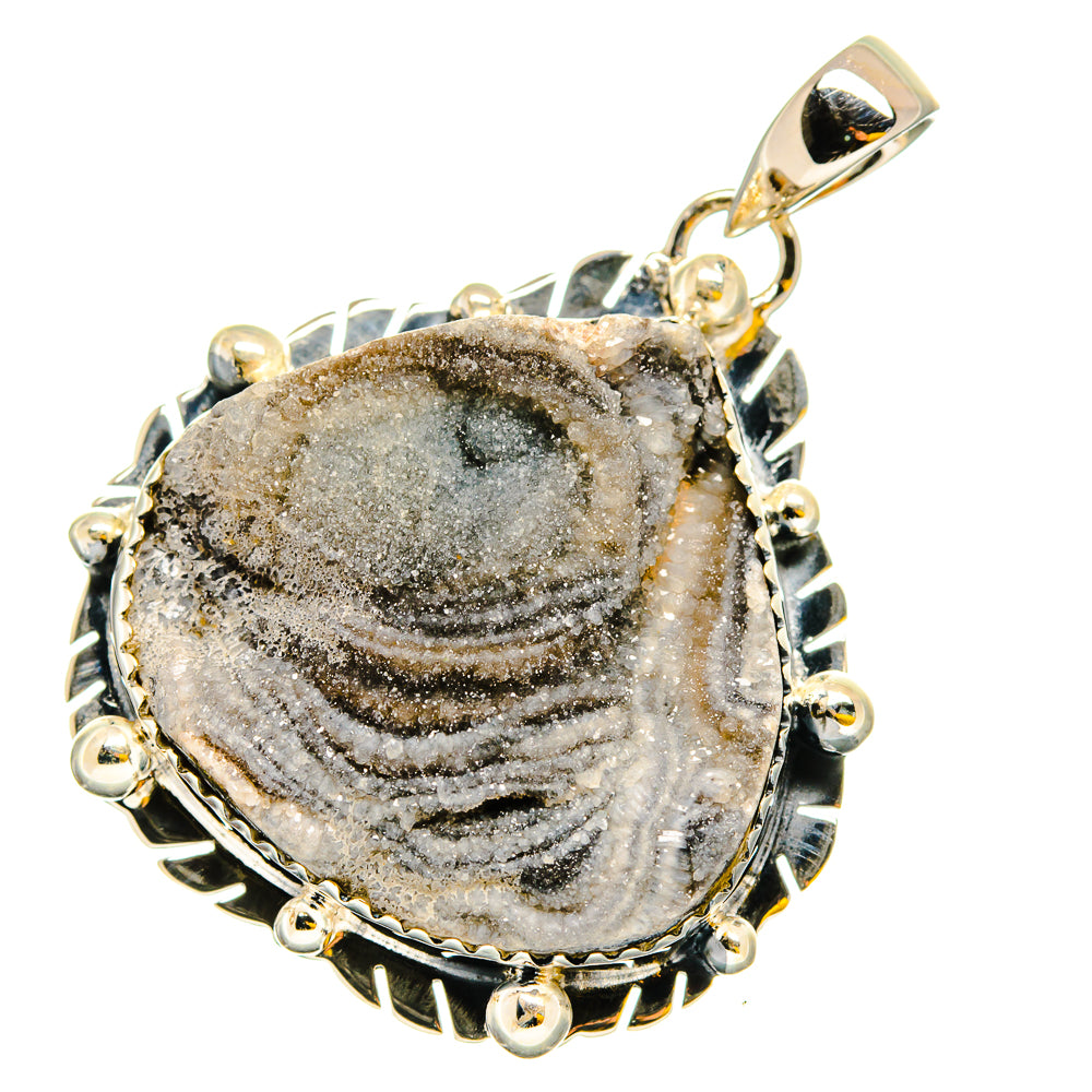 Desert Druzy Pendants handcrafted by Anasilvercos - PD13449