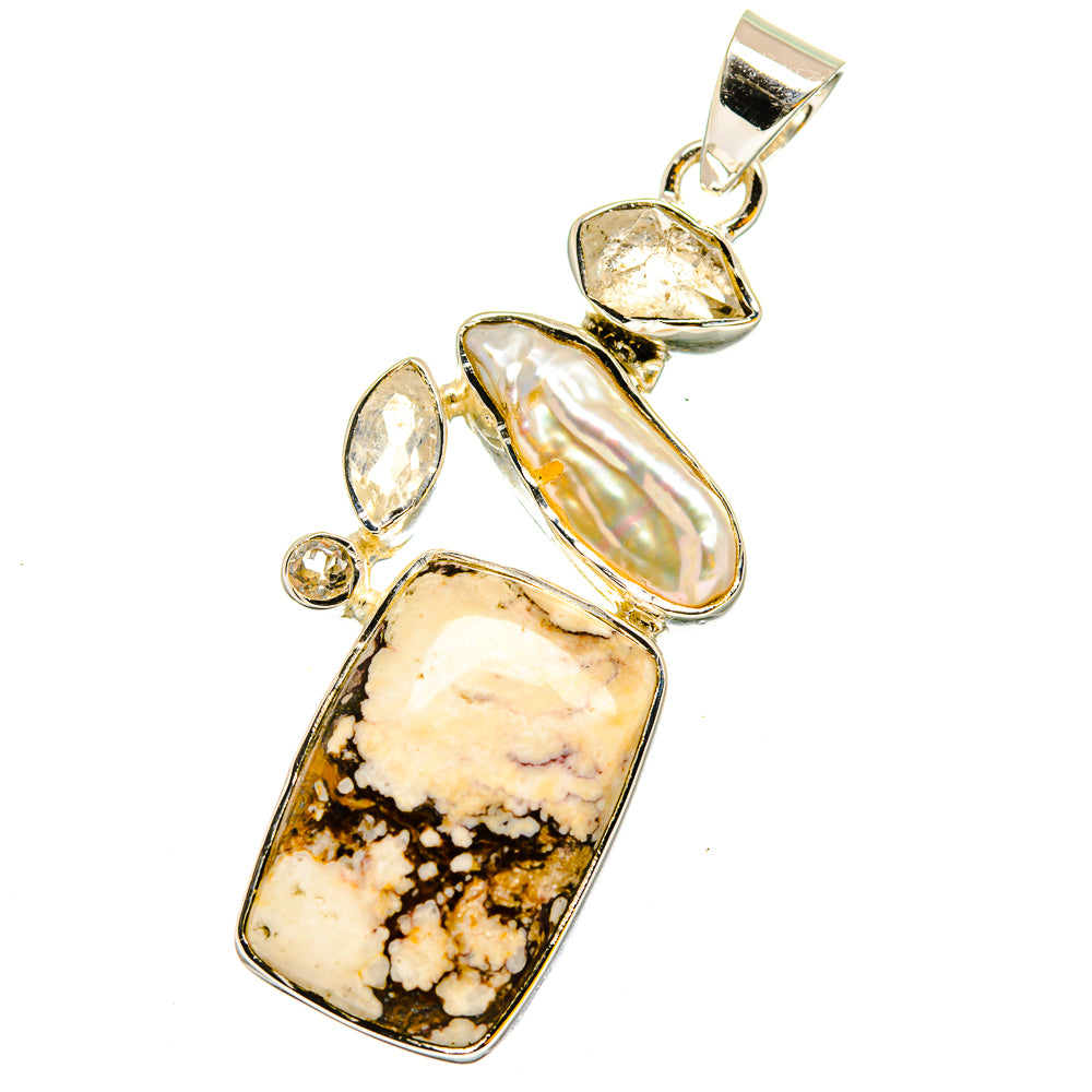 Wild Horse Jasper Pendants handcrafted by Anasilvercos - PD13450