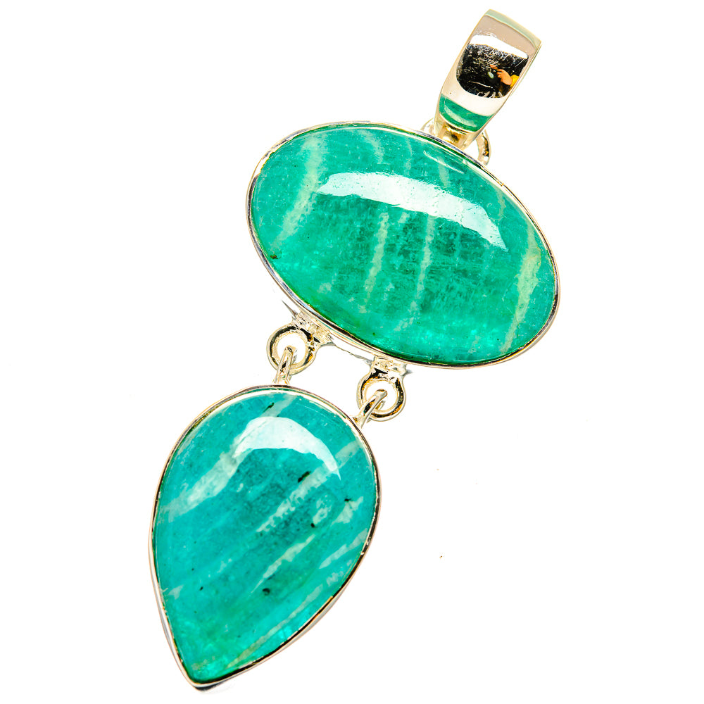 Amazonite Pendants handcrafted by Anasilvercos - PD13452