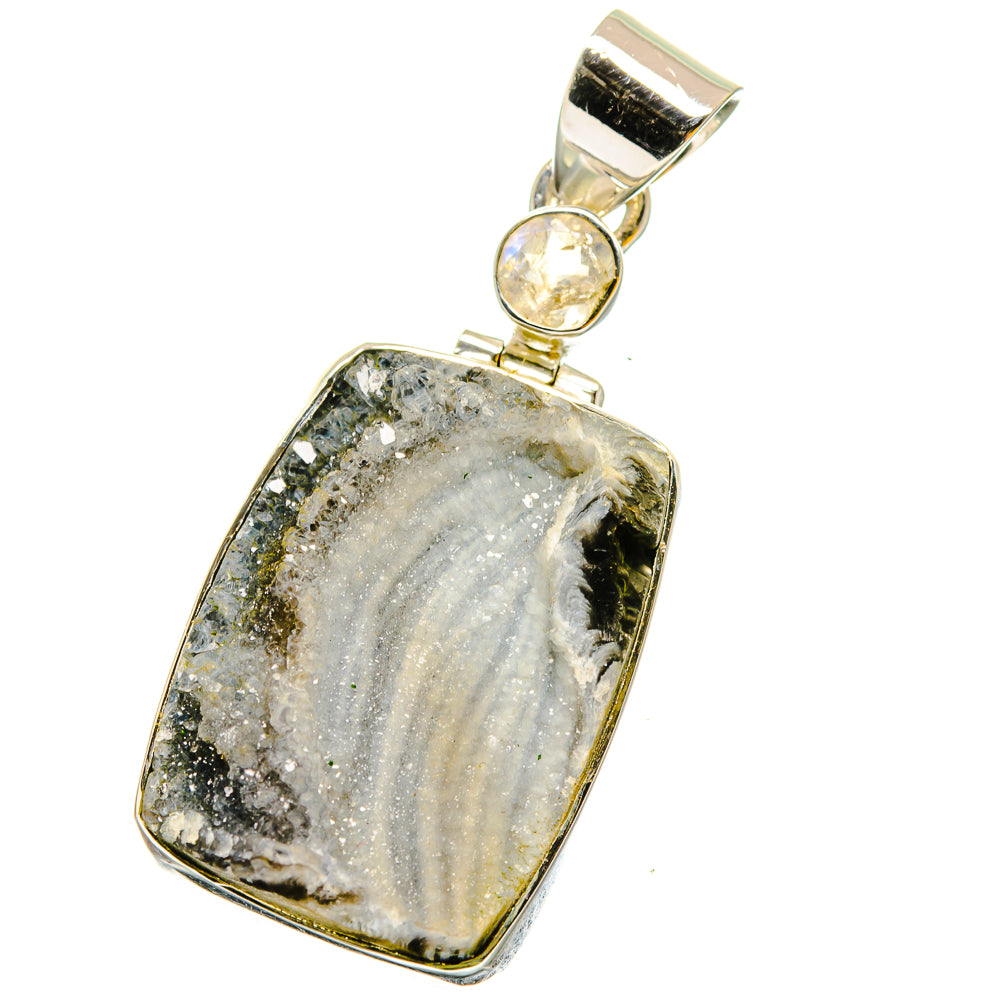 Desert Druzy Pendants handcrafted by Anasilvercos - PD13457